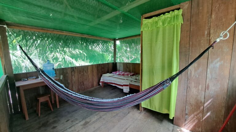 Inside tambo 5 from our center